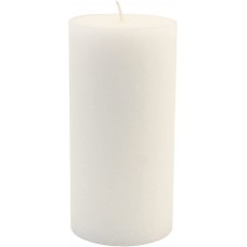 Set of  Unscented White Candles / 6 Pcs 